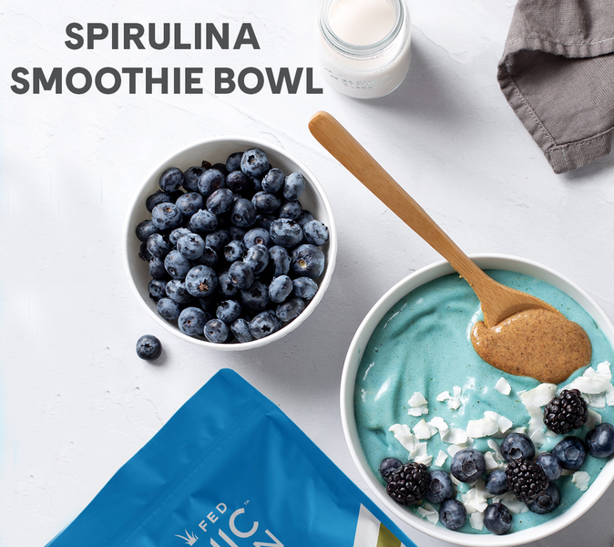 Blue Spirulina Smoothie Bowl