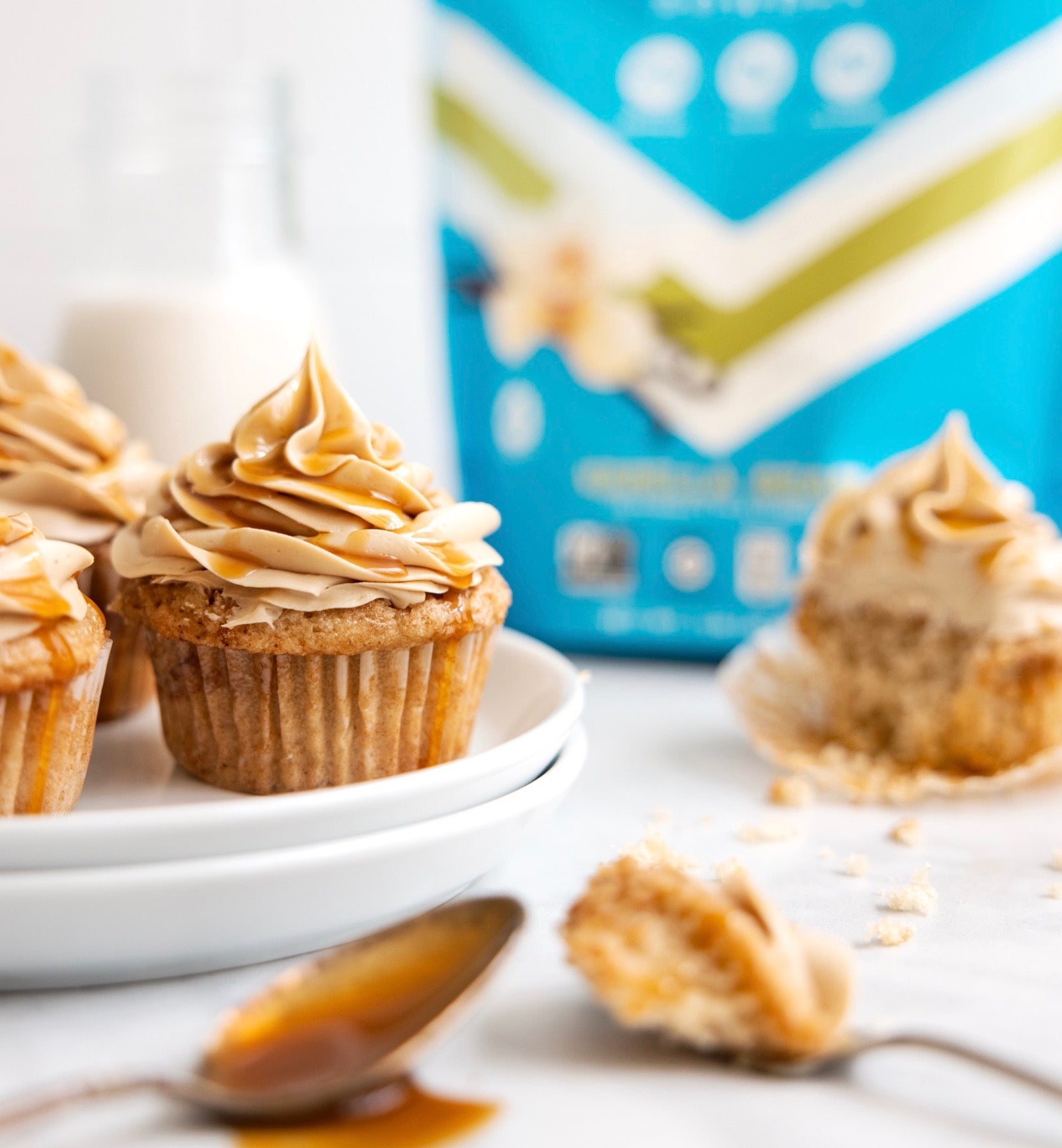 Cinnamon Protein Cupcakes