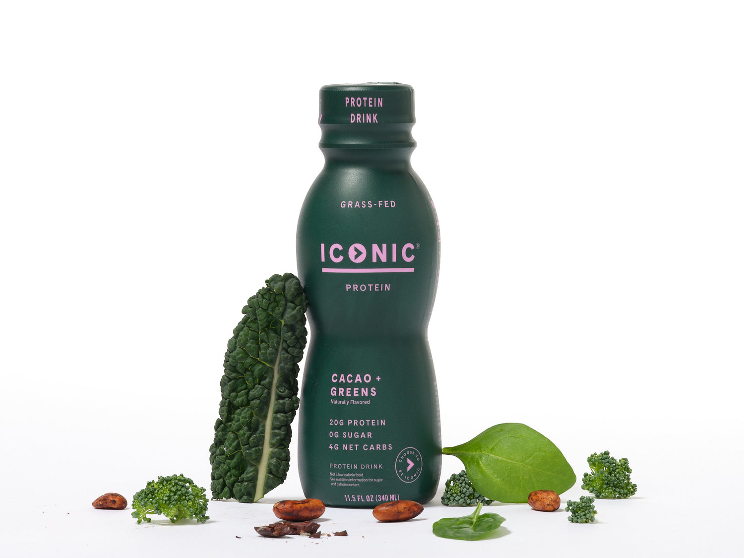  Iconic Protein Drinks, Sample Pack (4 Flavors) - Low