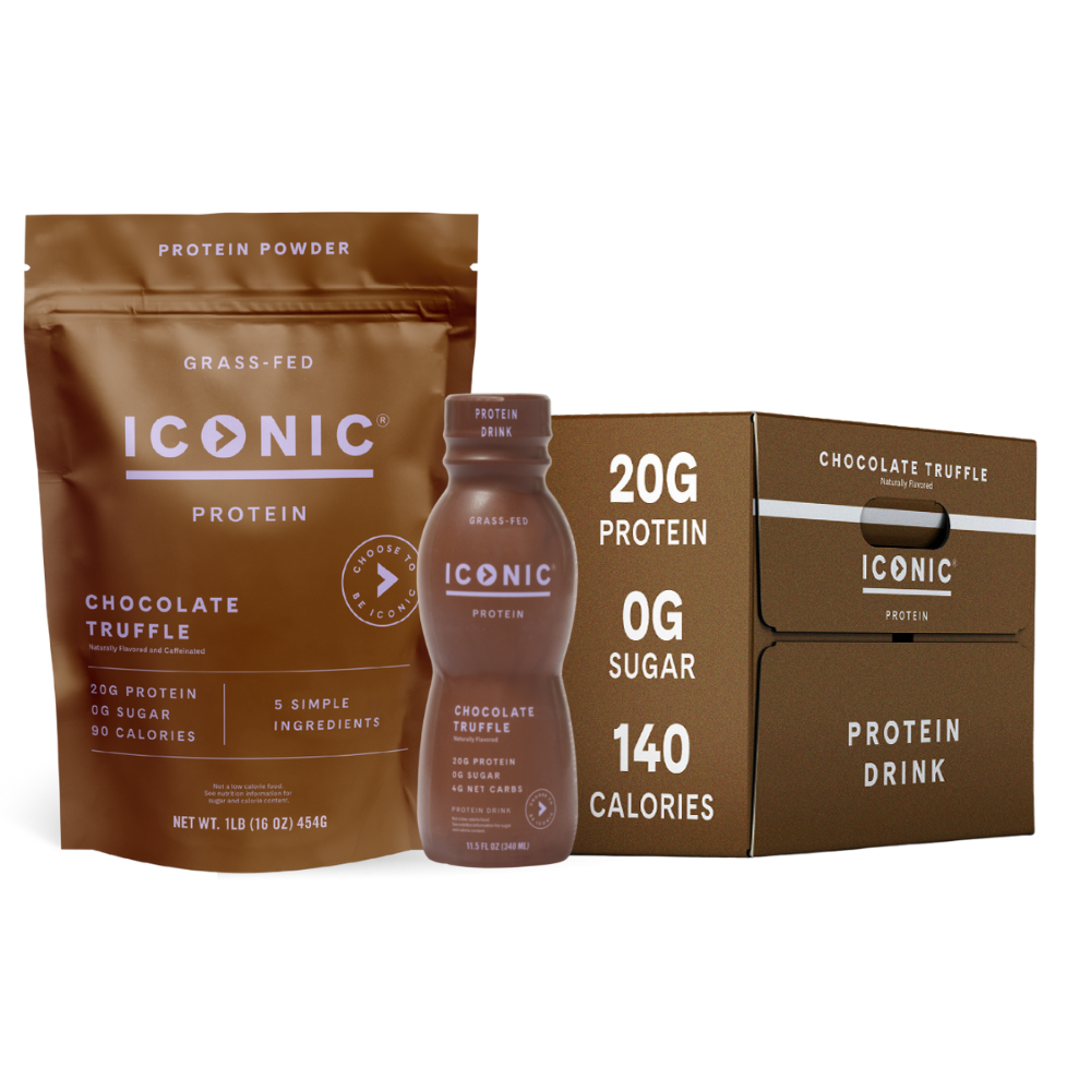 Iconic Protein Powder, Vanilla Bean - Sugar Free, Low Carb Protein