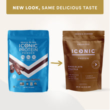 Load image into Gallery viewer, New look, same delicious taste. Transition from old packaging to new packaging.
